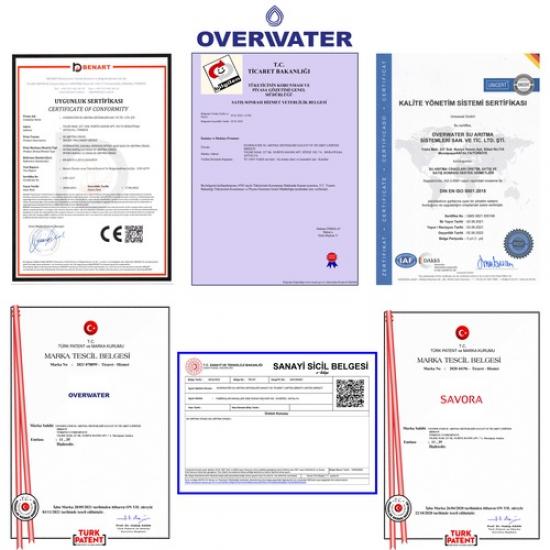 OverWater Su Arıtma Cihazı Filtresi 10’’ İp Filtre ( İplik )