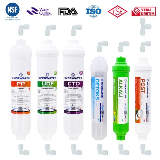 Kapalı Kasa İçin + 6 Filtre + 12’’ Ön Filtreler + Membransız