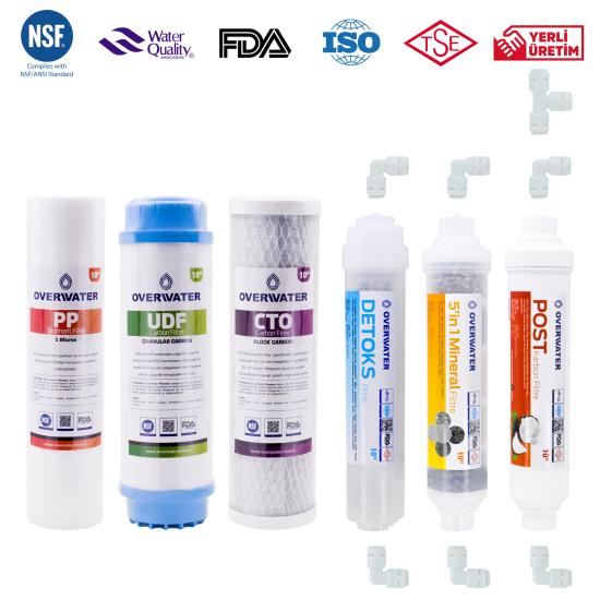 10’’ Açık Kasa İçin + Çift Karbonlu + 6 Filtre + Membransız