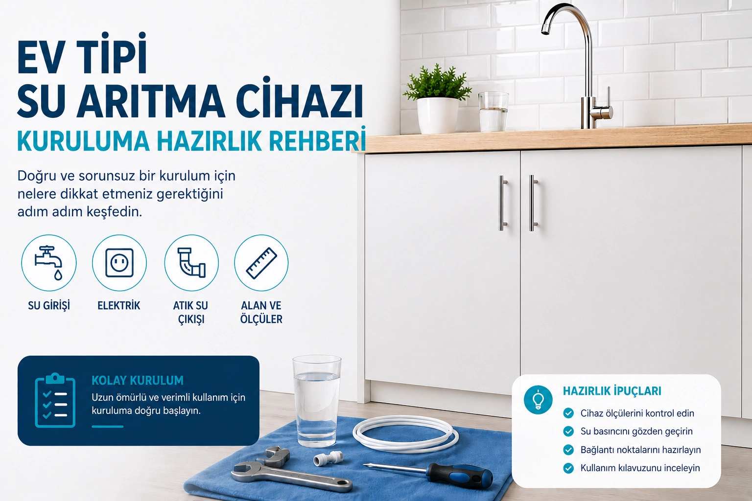 Ev Tipi Su Arıtma Cihazı Kuruluma Hazırlık Rehberi